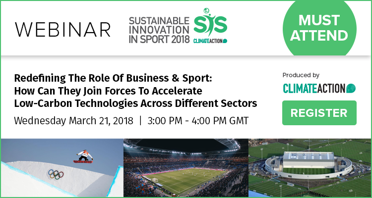 Redefining the Role of Business & Sport: How can they join forces to accelerate low-carbon technologies across different sectors